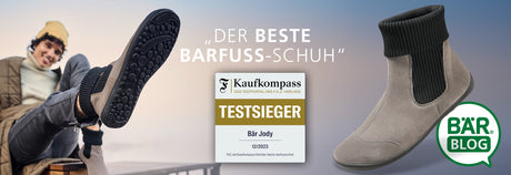 Jody Test Winner of the Barefoot Shoe Test