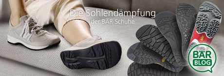 The cushioning of the shoe soles