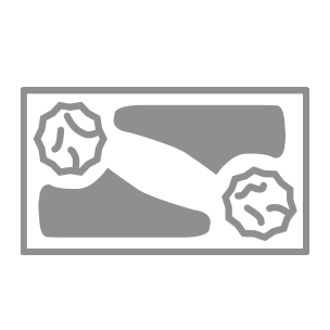 Illustration d'un design rectangulaire avec deux éléments circulaires
