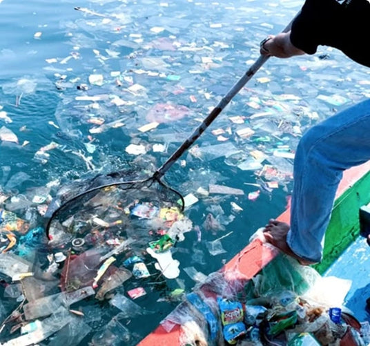 Récupération du plastique perdu